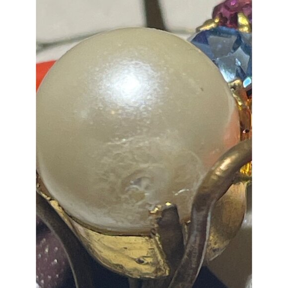 Brilliant Bug Insect Fly Brooch Made in Austria Crystals - Picture 4 of 6